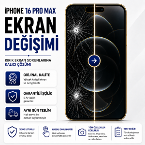 iphone 16 promax ekran değişimi