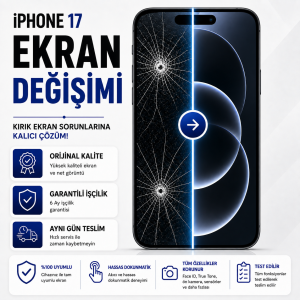 iphone 17 ekran değişimi