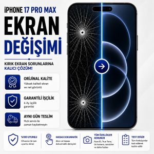 iphone 17 promax ekran değişimi