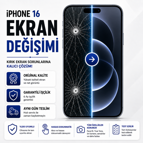iphone16ekrandeğişimi