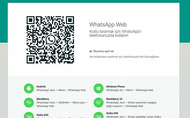 WhatsApp Web QR kod okumuyor