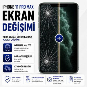 iphone 11 promax ekran değişimi