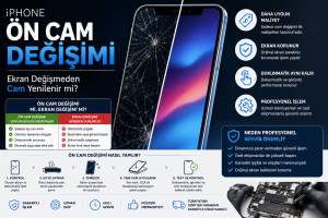 iPhone Ön Cam Değişimi Nedir? Ekran Değişmeden Cam Yenilenebilir mi?